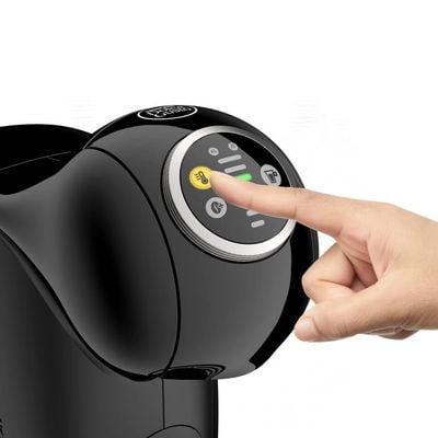 Espressor cu capsule Krups NESCAFÉ® Dolce Gusto® Genio S Plus KP340810, 1500W, 15 bari, funcție Hot & Cold, funcție XL, rezervor 0.8L, temperatură ajustabilă, negru