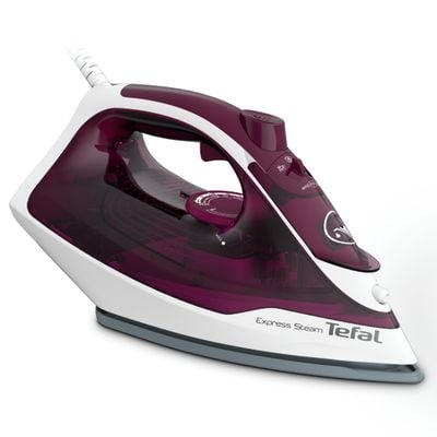 Fier de calcat Tefal Express Steam FV2835E0, 2400W, Jet de abur 160 g/min, abur variabil 0-35 g/min, 270 ml, violet