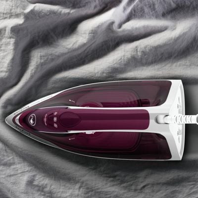 Fier de calcat Tefal Express Steam FV2835E0, 2400W, Jet de abur 160 g/min, abur variabil 0-35 g/min, 270 ml, violet
