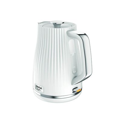 Fierbător apă Tefal Loft KO250130, 2400W, 1.7 L, filtru anti-calcar, indicator luminos, alb