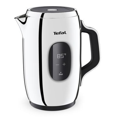 Fierbător apă Tefal Majestuo KI883D10, 2400W, 1.5L, filtru anticalcar detașabil, indicator nivel apă, bază rotativă 360°, indicator luminos, alb