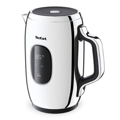 Fierbător apă Tefal Majestuo KI883D10, 2400W, 1.5L, filtru anticalcar detașabil, indicator nivel apă, bază rotativă 360°, indicator luminos, alb