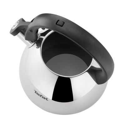 Fierbător apă clasic Tefal K2481574, capacitate 2.7L, capac detașabil, inducție, mâner ergonomic, sistem inteligent deschidere - închidere, inox