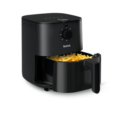 Friteuză cu aer cald Easy Fry Essential EY130815 - Air fryer cu temperatură ajustabilă până la 200°C, capacitate 3.5L, negru