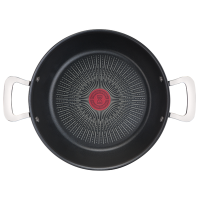 Cratiță Unlimited G2557172, 26 cm, înveliș antiaderent 100% sigur, Titanium Anti-Scratch, Thermo-Signal™, bază Thermo-Fusion™, aluminiu, negru