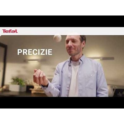Multicooker inteligent Tefal Cook4me Touch Pro CY9441F2, 1600W, vas cu înveliș ceramic antiaderent 6L, 13 programe de gătire, cântar integrat, 250 rețete preinstalate, ecran tactil, coș pentru gătire la abur, alb