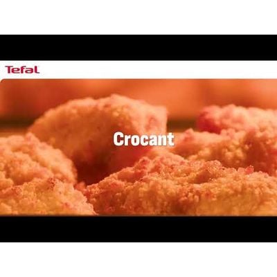 Friteuză cu aer cald Tefal Easy Fry FW556DE0 1800W, 15L - Air fryer cu 9 programe automate, tehnologie Extra-Crisp, temperatură ajustabilă, ecran LCD, argintiu & negru