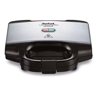 Sandwich-maker Tefal SM157236, 700W, maner izolat, sistem de blocare, invelis antiaderent, Negru