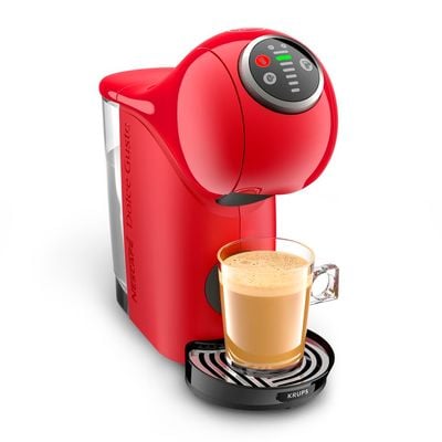 Espressor cu capsule Krups NESCAFÉ® Dolce Gusto® Genio S Plus KP340510, 1500W, 15 bari, rezervor de 0.8L, rosu