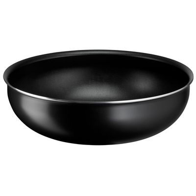 Set 3 piese TEFAL Ingenio Easy Cook & Clean L1539153, 3 piese, 24-26cm, aluminiu, negru