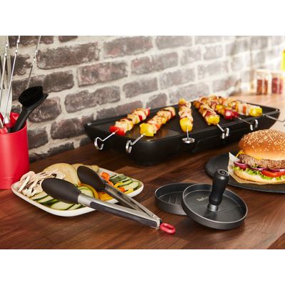 Set de 6 frigarui XL din oțel inoxidabil TEFAL K185S734, husă din bumbac