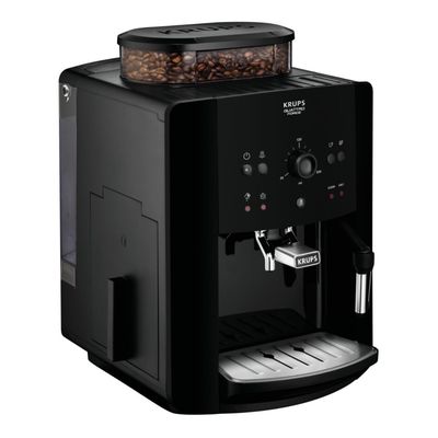 Espressor automat Krups Picto Arabica EA811010, 1450W, 15 bari, 1.7L, rasnita 3 nivele, Negru