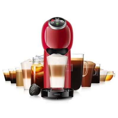 Espressor cu capsule Krups NESCAFÉ® Dolce Gusto® Genio S Plus KP340510, 1500W, 15 bari, rezervor de 0.8L, rosu