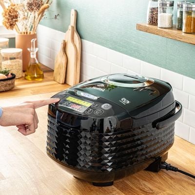 Multicooker Tefal SpheriCook 16in1 RK745800, 820W, capacitate 5L, panou de comanda LED, functie mentinere la cald 24h, negru