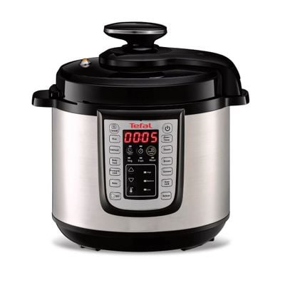 Oală sub presiune electrică Tefal One Pot CY505EE0, 1200W, 5.8L, 25 de programe, funcție păstrare la cald, temperatură - timp ajustabile, negru & argintiu