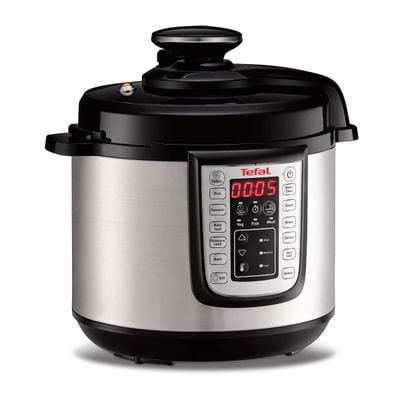 Oală sub presiune electrică Tefal One Pot CY505EE0, 1200W, 5.8L, 25 de programe, funcție păstrare la cald, temperatură - timp ajustabile, negru & argintiu