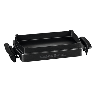 Grătar electric OptiGrill+ Snacking & Baking GC714834, 6 programe, senzor automat, mod manual , plăci antiaderente, tavă colectare lichide, tavă coacere, negru