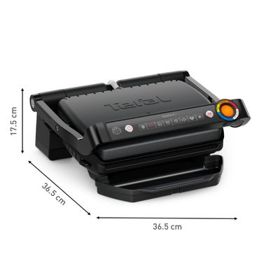 Pachet PROMO Grătar electric Tefal Optigrill+ GC717810 & Set de 6 frigarui XL din oțel inoxidabil Tefal K185S734