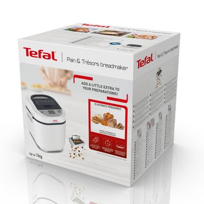 Pachet PROMO Mașină de pâine Tefal Pain et Tresors PF250135 & Formă de copt Tefal DeliBake J1640174