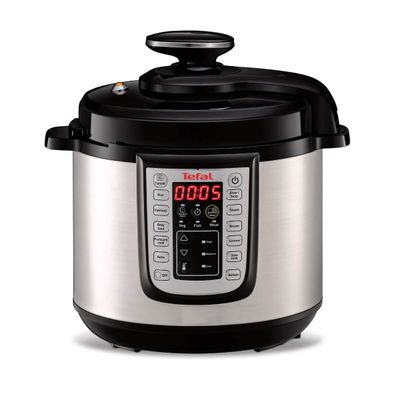 Pachet PROMO Oală sub presiune electrică Tefal One Pot CY505EE0 & Cantar de bucatarie Tefal Optiss BC50D4V0