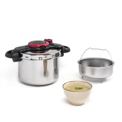 Pachet PROMO Oală sub presiune Tefal ClipsoMinut'® Easy P4624966 & Polonic Tefal Ingenio K2060114