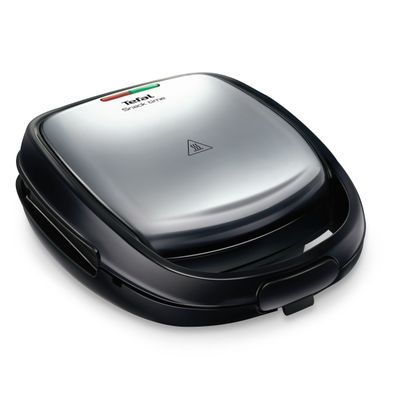 Pachet PROMO Sandwich maker multifuncțional 3in1 SNACK TIME SW342D38 & Cuțitul bucătarului cu suport de ascuțire Tefal Ever Sharp K2569004