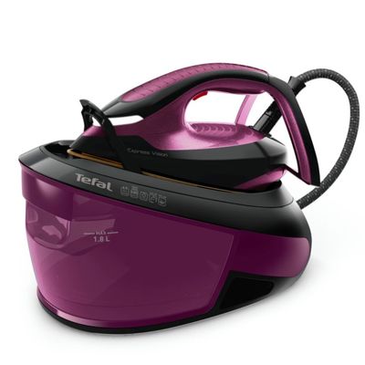 Pachet PROMO Stație de călcat cu abur Tefal Express Vision SV8152E0 & Aparat de curățat scame Tefal JB7002E0
