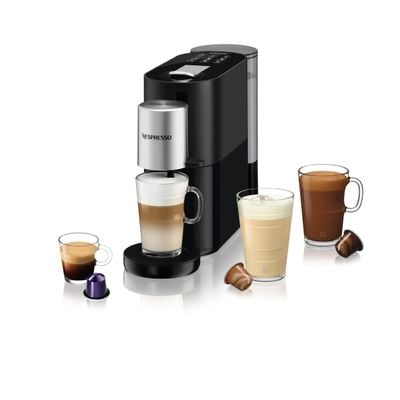 Pachete PROMO Espressor cu capsule Nespresso Krups Nespresso Atelier XN890831 & Termos Tefal Travel Mug Classic N2020110