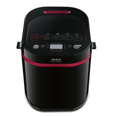 Mașină de făcut p&acirc;ine Pain Plaisir PF220838, 700 W, 17 programe, pornire programabilă, păstrare la cald, tavă pătrată, cu &icirc;nveliș antiaderent, 3 accesorii, carte de rețete, 1 KG, negru