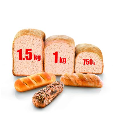 Mașină de pâine Home Bread Baguette PF610138, 1600 W, 16 programe, pornire programabilă, păstrare la cald, tavă pătrată, cu înveliș antiaderent, 5 accesorii, carte de rețete, 1.5 KG, alb