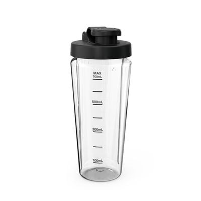 Recipient portabil Tefal XF1918E0, 700 ml, Tritan®, compatibil cu blenderele Tefal Blend Up, seriile BL19xx, transparent