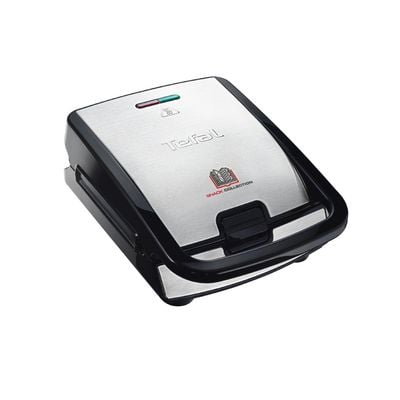 Sandwich maker multifuncţional Snack Collection SW852D12, 700 W, 2 seturi de plăci, sandwich şi vafe, negru /argintiu