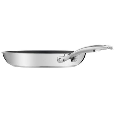  Set de tigăi cu 3 piese Tefal Duetto G732S334 de 20/24/28 cm, inducție, înveliș antiaderent, exterior inox