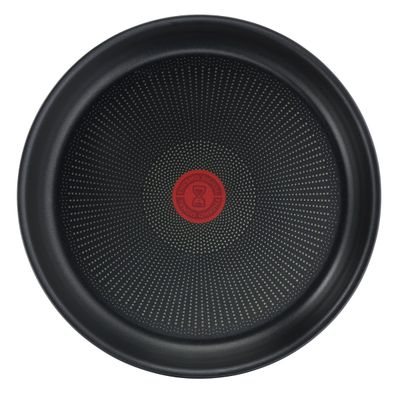 Set de 3 piese Tefal Ingenio Ultimate L7649343, tigaie 22/26 cm, maner detasabil, invelis antiaderent Titanium, indicator Thermo-Signal™, baza Thermo-Fusion™+, inductie, negru
