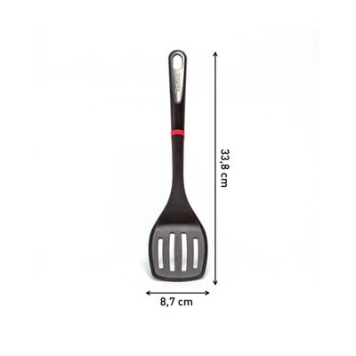 Spatulă cu fante Tefal Ingenio K2060814, calitate premium, design inovator, plastic, negru