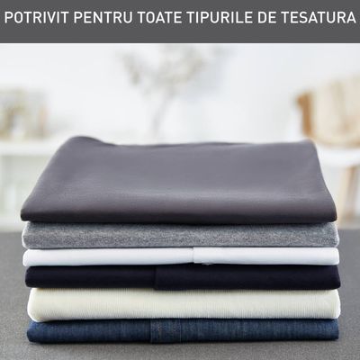 Stație de călcat cu abur Tefal Express Power SV8110E0, 2800W, rezervor detașabil 1.8L, presiune 6.3 bari, colector anticalcar detașabil, talpă Durilium Airglide Autoclean,Mod Eco, alb & portocaliu