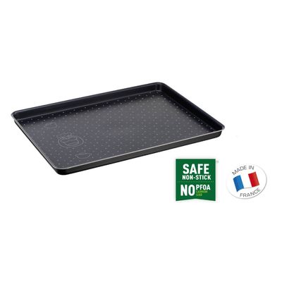 Tavă de copt Tefal Perfect Bake J5657002, 38 x 28 cm, înveliș antiaderent