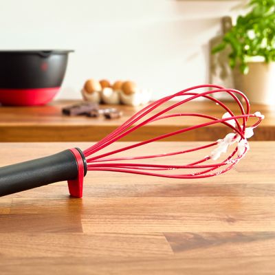 Tel Tefal Ingenio+ K1980534, compatibilitate cu masina de spalat vase, silicon, rosu & negru