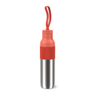 Termos Tefal beYou N3120910, inox, 0.7 L, fără BPA, 100% etanș, capac tip flip, argintiu & portocaliu