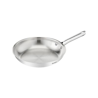 Tigaie Tefal Duetto On B8660434, 24 cm, oțel inoxidabil, bază Thermo-Fusion™, inducție