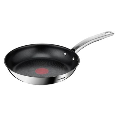 Tigaie Tefal Intuition B8170444 de 24 cm, indicator Thermo-Signal™, inducție, înveliș antiaderent, exterior inox