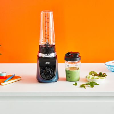 Recipient portabil Tefal XF1908E0, 400 ml, Tritan®, compatibil cu blenderele Tefal Blend Up, seriile BL19xx, transparent