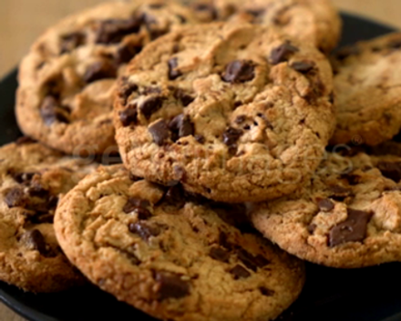 Biscuiți cu ciocolată și banane