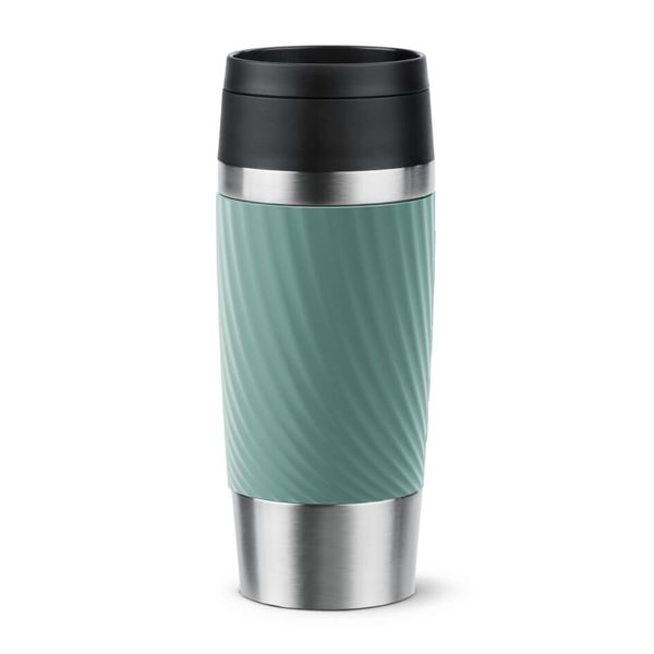 Termos Tefal Travel Mug Classic N2024310, 0.36 L, pastrare la rece 12 ore, pastrare la cald 6 ore, verde & argintiu Termos Tefal Travel Mug Classic N2024310, 0.36 L, pastrare la rece 12 ore, pastrare la cald 6 ore, verde & argintiu