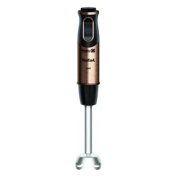 Blender vertical Tefal Quickchef Coppertinto 3 în 1 HB656G10, 1000W, tehnologie Powelix, 20 trepte viteza, picior din inox, negru & maro