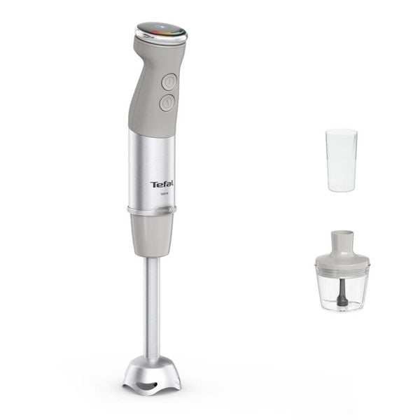 Blender vertical Tefal Quickchef+ HB672B30, 1000W, 20 trepte de viteză, funcție Turbo, 4 lame Powelix, capacitate tocător 500 ml, pahar gradat 800 ml, gri & argintiu Blender vertical Tefal Quickchef+ HB672B30, 1000W, 20 trepte de viteză, funcție Turbo, 4 lame Powelix, capacitate tocător 500 ml, pahar gradat 800 ml, gri & argintiu