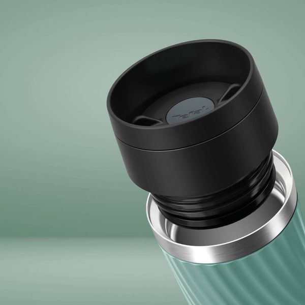 Termos Tefal Travel Mug Classic N2024310, 0.36 L, pastrare la rece 12 ore, pastrare la cald 6 ore, verde & argintiu Termos Tefal Travel Mug Classic N2024310, 0.36 L, pastrare la rece 12 ore, pastrare la cald 6 ore, verde & argintiu