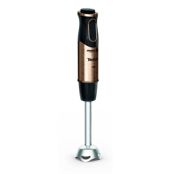 Blender vertical Tefal Quickchef Coppertinto 3 în 1 HB656G10, 1000W, tehnologie Powelix, 20 trepte viteza, picior din inox, negru & maro