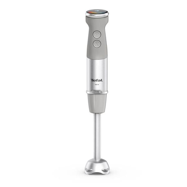Blender vertical Tefal Quickchef+ HB67MB30, 1000W, 20 trepte de viteză și funcție Turbo, inox, 4 lame, gri & argintiu