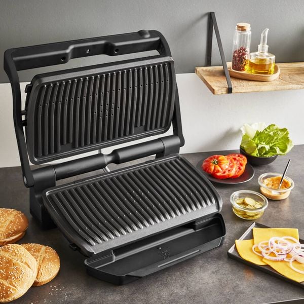 Grătar electric Tefal OptiGrill+ XL GC727810, 2000W, 9 programe gătire automate, plăci detașabile cu înveliș antiaderent, indicator nivel de gătire, tavă colectare grăsime, negru Grătar electric Tefal OptiGrill+ XL GC727810, 2000W, 9 programe gătire automate, plăci detașabile cu înveliș antiaderent, indicator nivel de gătire, tavă colectare grăsime, negru